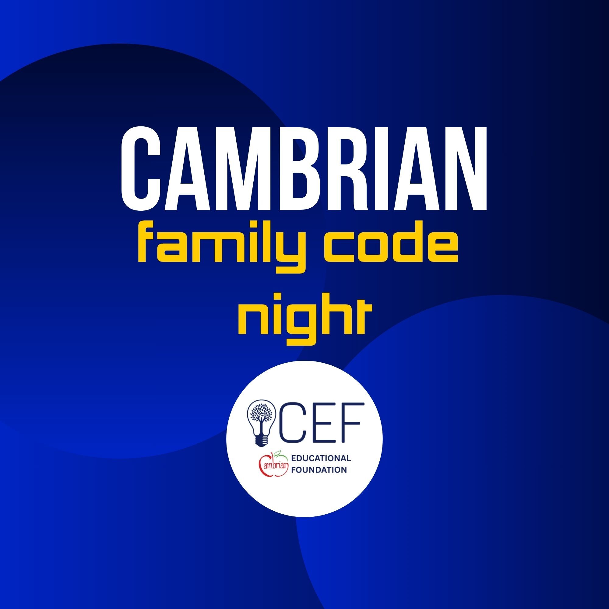 Cambrian Family Code Night - logo